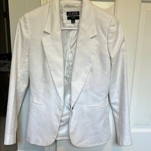 J. Crew Women's Classic White Blazer
